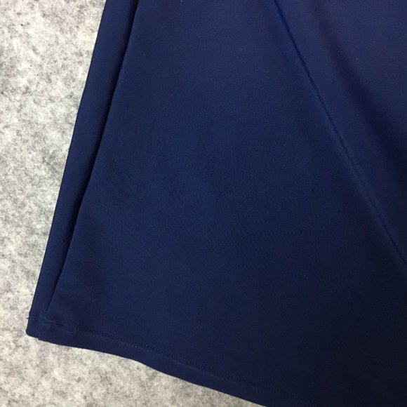 Athletech Swim Skirt 22 or 24 Red Blue Colorblock O Ring Hardware Lined Bottoms - Picture 6 of 14